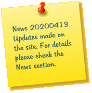 News 20200413 Updates made on the site. For details please check the News section.